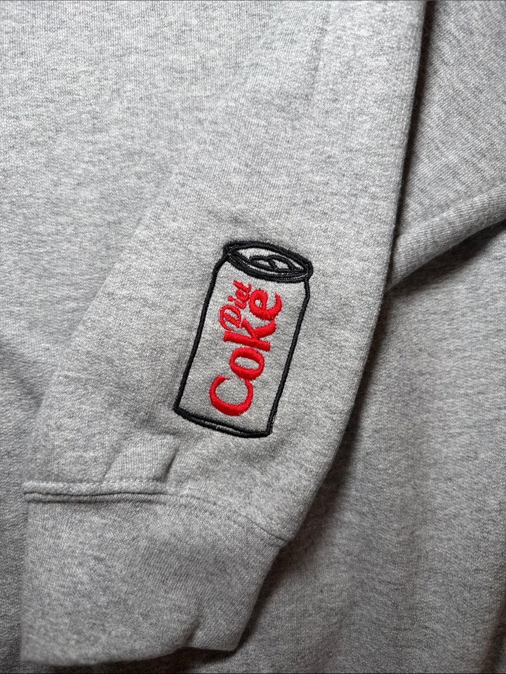 Diet Coke Embroidered Crewneck Sweatshirt - Picture 3 of 5